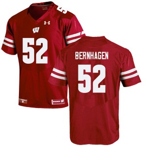 #52 Josh Bernhagen UW Men Alumni Jersey Red