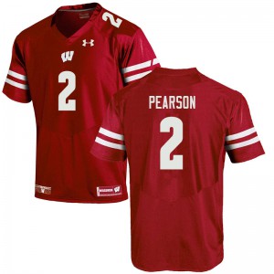 #2 Reggie Pearson UW Men Player Jerseys Red