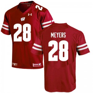 #28 Gavin Meyers Wisconsin Badgers Men Football Jersey Red