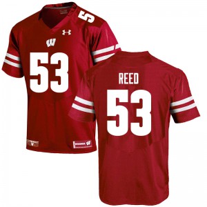 #53 Malik Reed Badgers Men NCAA Jerseys Red