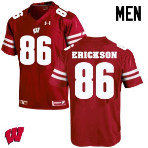 #86 Alex Erickson University of Wisconsin Men Alumni Jersey Red