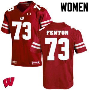 #73 Alex Fenton UW Women Official Jerseys Red