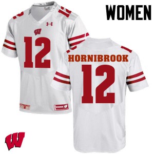#12 Alex Hornibrook Wisconsin Women Official Jersey White