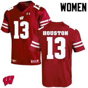 #13 Bart Houston Wisconsin Women Alumni Jersey Red
