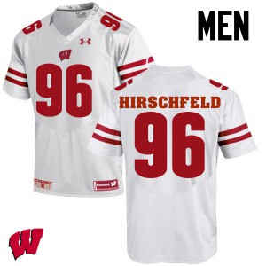 #96 Billy Hirschfeld University of Wisconsin Men High School Jersey White