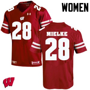 #28 Blake Mielke University of Wisconsin Women Official Jerseys Red