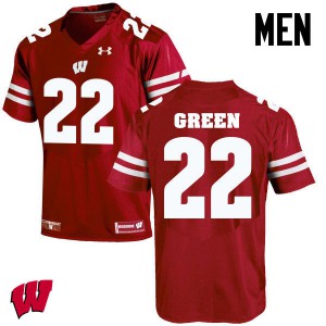 #22 Cade Green Wisconsin Badgers Men Alumni Jersey Red