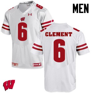 #6 Corey Clement University of Wisconsin Men Football Jersey White