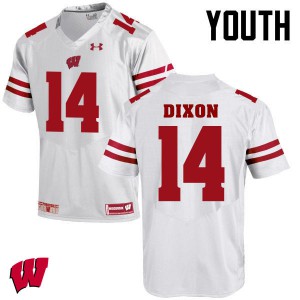 #14 DCota Dixon UW Youth College Jerseys White