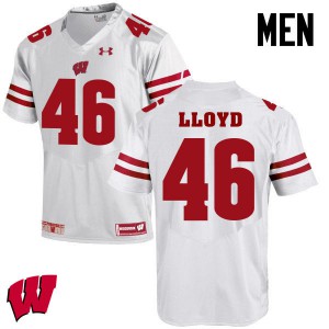 #46 Gabe Lloyd Wisconsin Men Player Jersey White