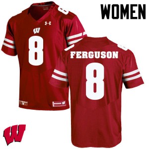 #36 Joe Ferguson UW Women College Jerseys Red