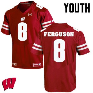 #8 Joe Ferguson UW Youth Alumni Jersey Red