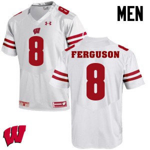 #8 Joe Ferguson UW Men Player Jerseys White