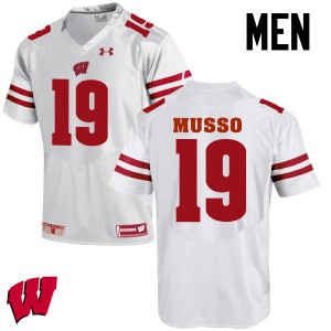 #19 Leo Musso UW Men Player Jersey White