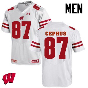 #87 Quintez Cephus Wisconsin Badgers Men High School Jersey White