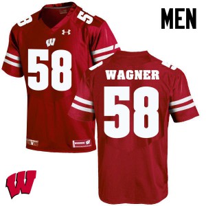 #58 Rick Wagner UW Men Official Jersey Red