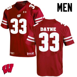 #33 Ron Dayne Wisconsin Men Alumni Jersey Red