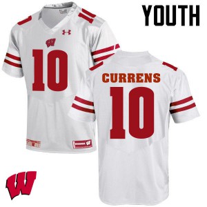 #10 Seth Currens Wisconsin Youth College Jersey White