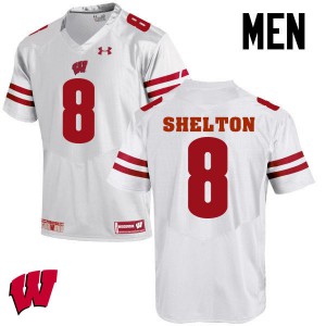 #8 Sojourn Shelton Wisconsin Badgers Men Player Jersey White