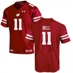 #11 Skyler Bell Wisconsin Men NCAA Jersey Red