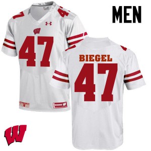 #47 Vince Biegel Wisconsin Men Embroidery Jerseys White