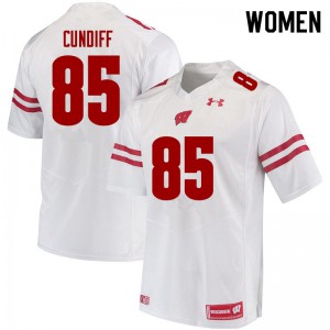 #85 Clay Cundiff UW Women Alumni Jersey White