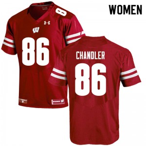 #86 Devin Chandler Wisconsin Women Alumni Jerseys Red