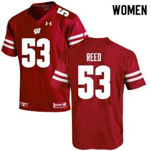 #53 Malik Reed UW Women Official Jersey Red