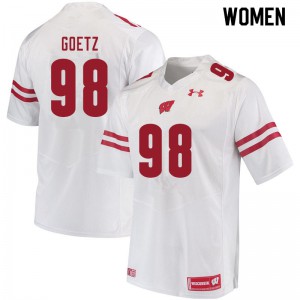 #98 C.J. Goetz UW Women Alumni Jerseys White
