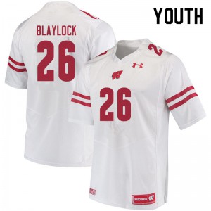 #26 Travian Blaylock UW Youth Alumni Jerseys White