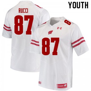 #87 Hayden Rucci UW Youth Alumni Jerseys White