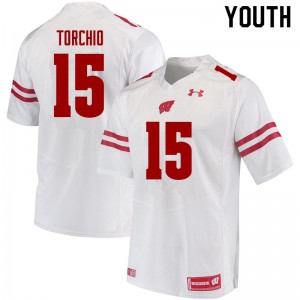 #15 John Torchio UW Youth University Jerseys White