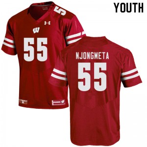 #55 Maema Njongmeta UW Youth Player Jerseys Red